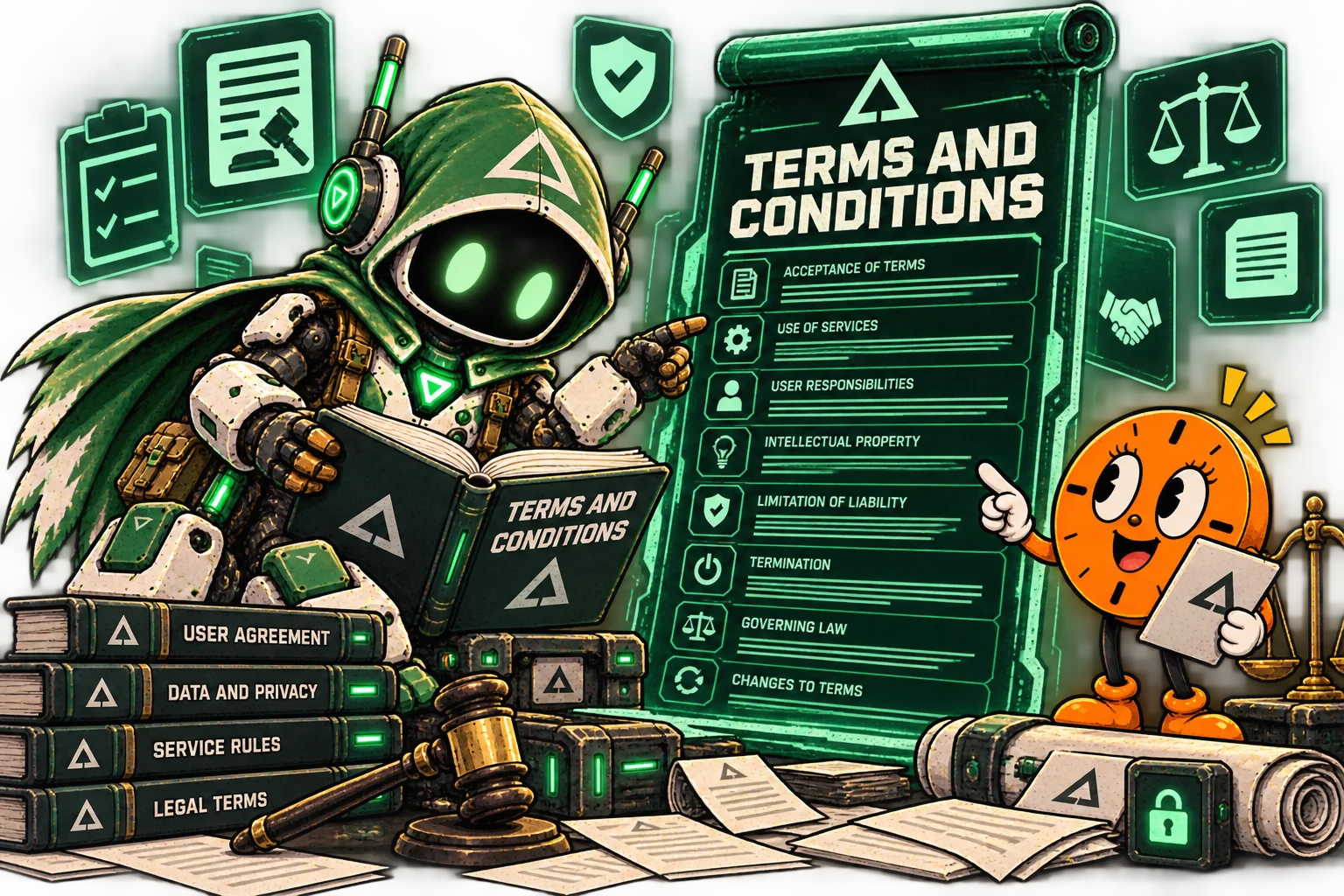 R3X and Miss Minutes - DOOMS Protocol Terms and Conditions